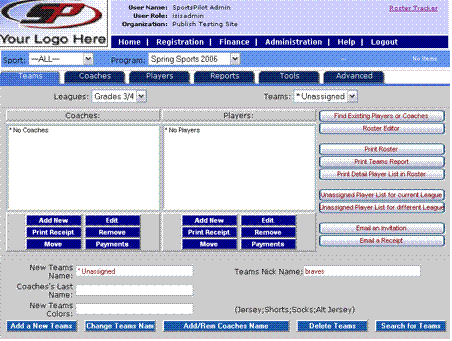 SportsStandings.com Home Page