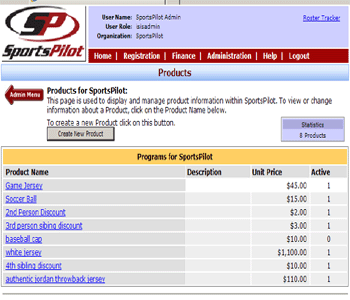 SportsStandings.com Administration - Users